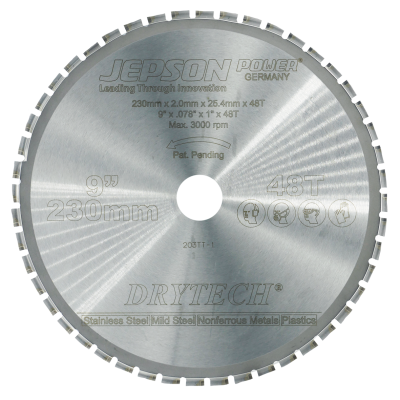 Jepson Drytech® karbidový pilový kotouč Ø 230 mm / 60T fna hliník
