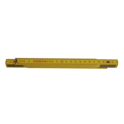 Levior Metr skládací 1m - PROFI dřevo žlutý