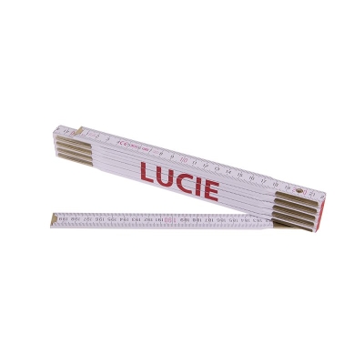 Levior Metr skládací 2m LUCIE (PROFI,bílý,dřevo)