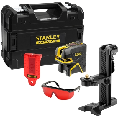 Stanley FATMAX®  křížový + 5bodový laser - červený